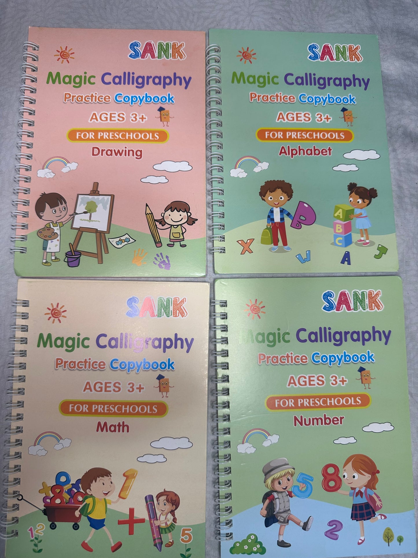 Magic Calligraphy Sank Book + Pen