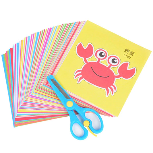 Creative Paper Folding and Cutting Kit for Kids – 96 Animal Designs