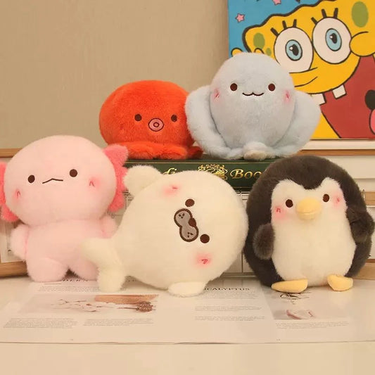 Adorable Octopus, Manta Ray, Seal Plush – Soft Sea Animal Toys