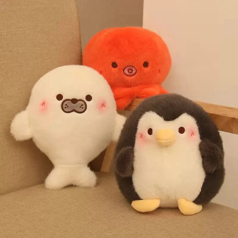 Adorable Octopus, Manta Ray, Seal Plush – Soft Sea Animal Toys